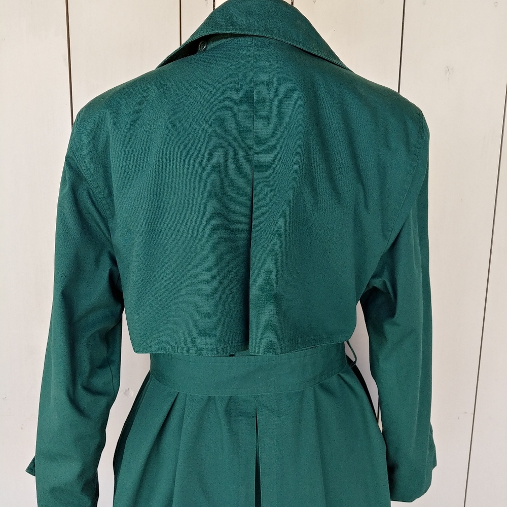 TOWNE BY LONDON FOG | Vintage Teal Trench Coat - Picture 4 of 16